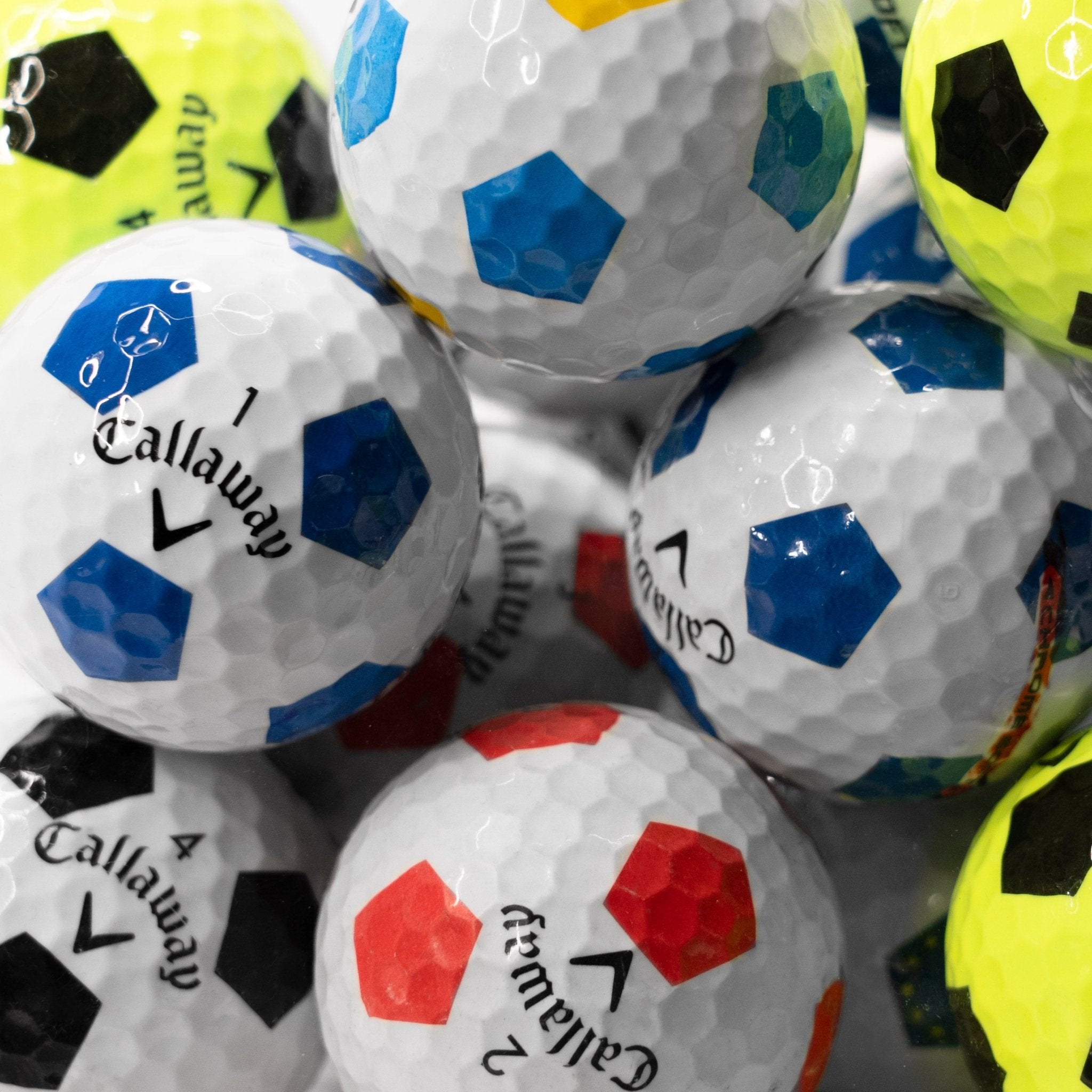 12 Balles de golf d'occasion - Callaway Chrome Soft Truvis Qualité AAAA - Horslimits - balles de golf