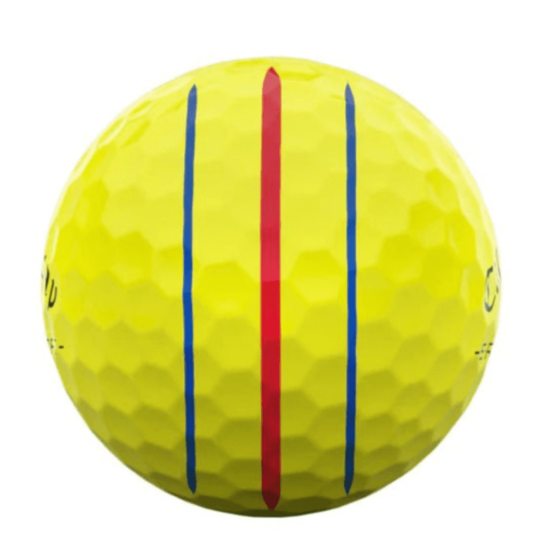 12 Balles de golf d'occasion - Callaway Triple track Jaune Qualité AAAA - Horslimits - balles de golf
