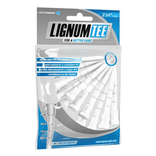 Charger l&#39;image dans la galerie, 12 Tees Lignum 3/4 Blanc 72 mm - Horslimits - balles de golf
