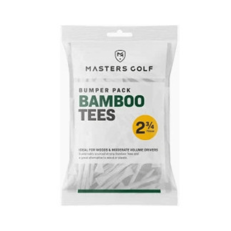 130 Tees Bamboo Masters Blanc 54mm 2 1/8 - Horslimits - balles de golf