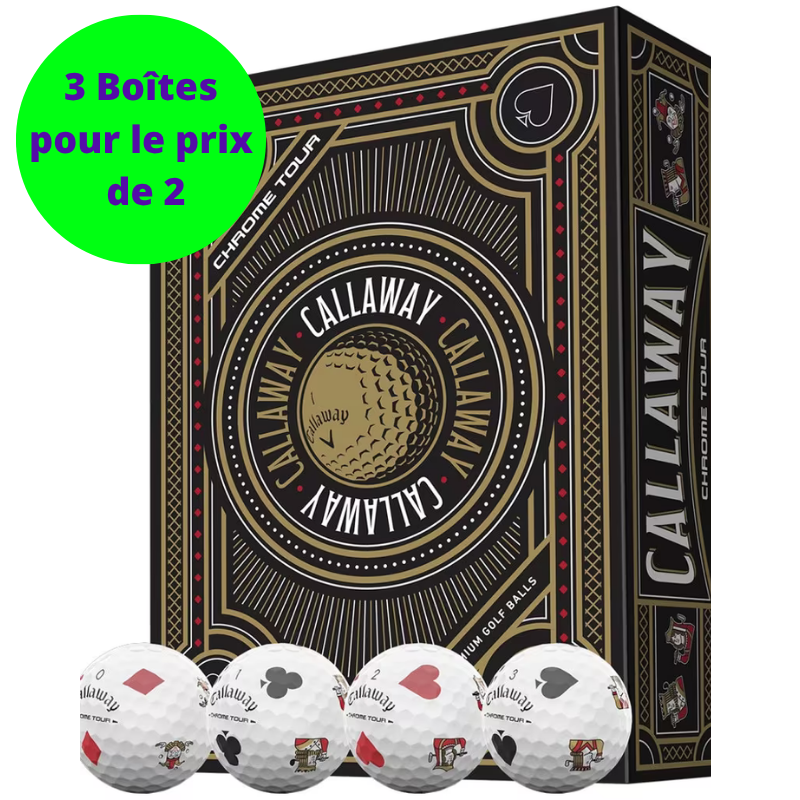 Balles de golf Callaway Chrome Tour Truvis Suits balles de golf 2026