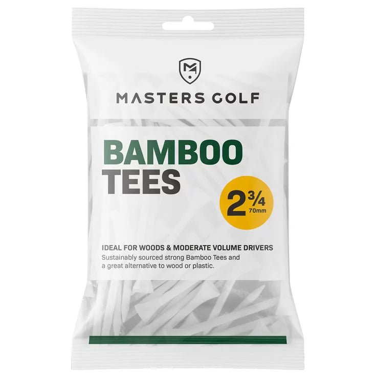 20 Tees Bamboo Masters Blanc 70mm 2 3/4 - Horslimits - balles de golf