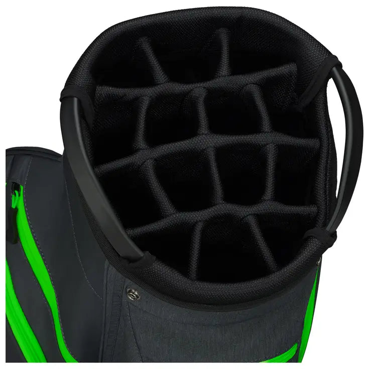 Sac de Golf Taylormade Chariot Pro Cart Gris - Vert fluo