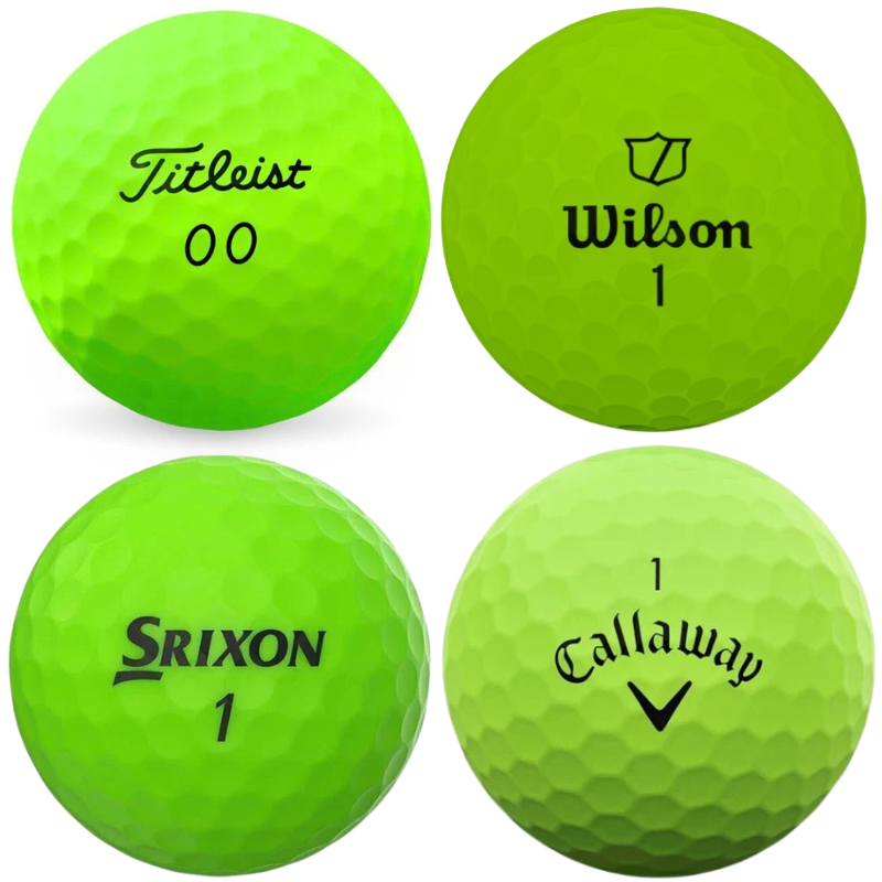 Balles de golf d'occasion Verte mix Top marques