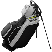 Cargar imagen en el visor de la galería, Bolsa de golf - Wilson Staff - Talus Stand Tripod Bag Negro - Gris y Amarillo
