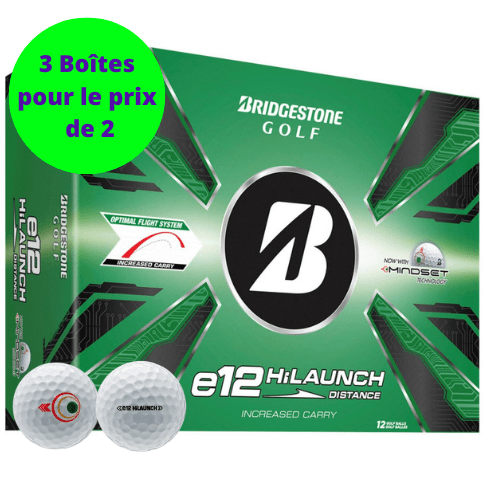Balles de golf Bridgestone - E12 high launch x12 Blanc PT - Horslimits - balles de golf