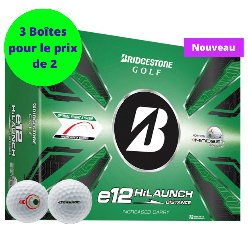 Balles de golf Bridgestone - E12 high launch x12 Blanc PT - Horslimits - balles de golf