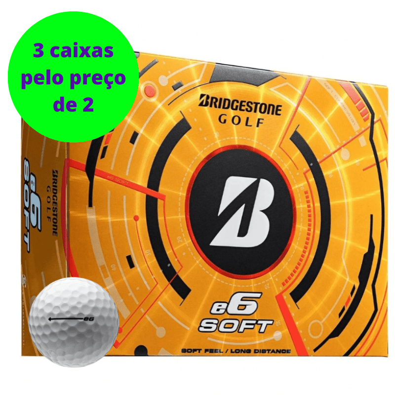 Balles de golf Bridgestone - E6 Soft x12 Blanc - Horslimits - balles de golf