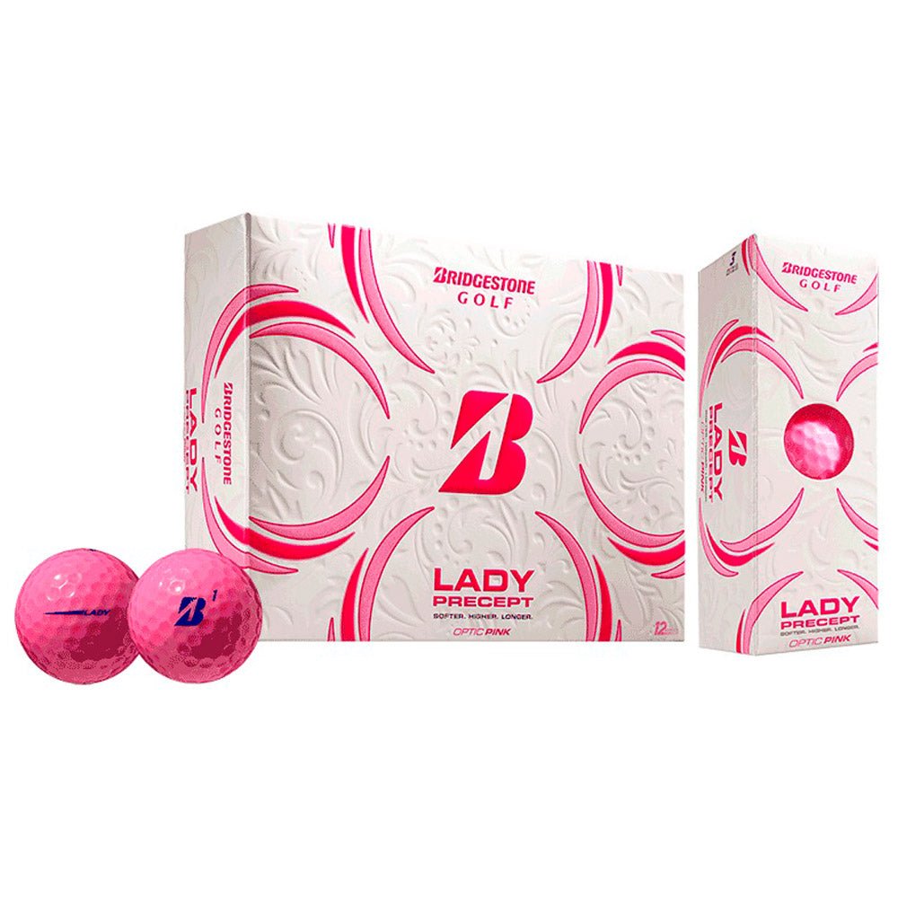 Balles de golf Bridgestone - Lady Precept x12 Rose - Horslimits - balles de golf