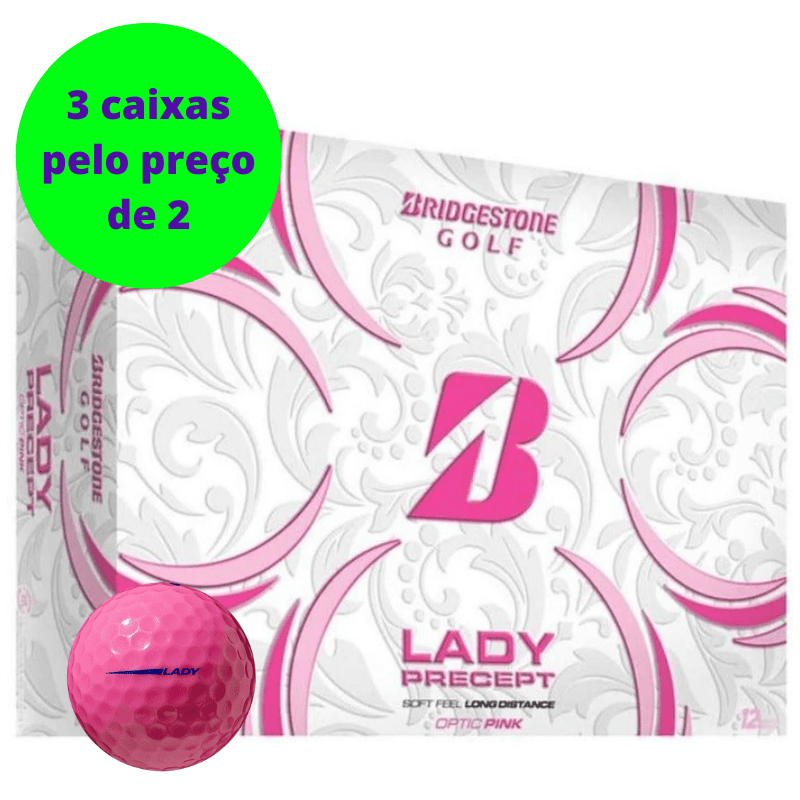 Balles de golf Bridgestone - Lady Precept x12 Rose - Horslimits - balles de golf