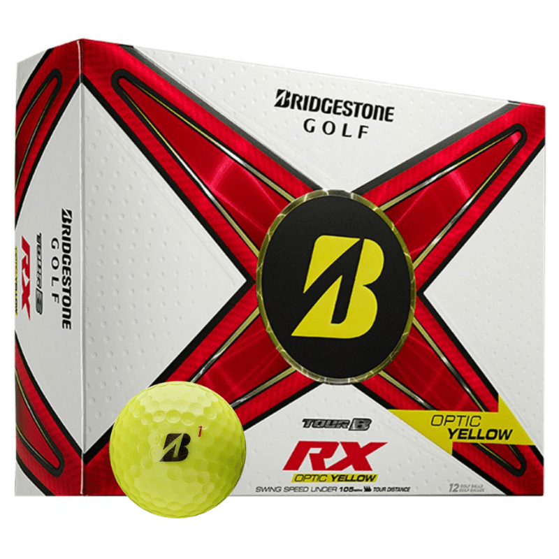 Balles de golf Bridgestone - Tour B RX x12 Jaune PT - Horslimits - balles de golf