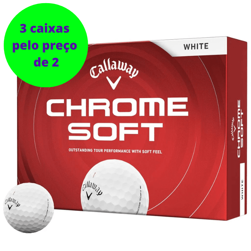 Balles de golf Callaway Chrome Soft - Blanc - Horslimits - balles de golf