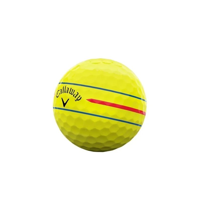 Balles de golf Callaway Chrome Soft Triple Track 360 - Jaune - Horslimits - balles de golf