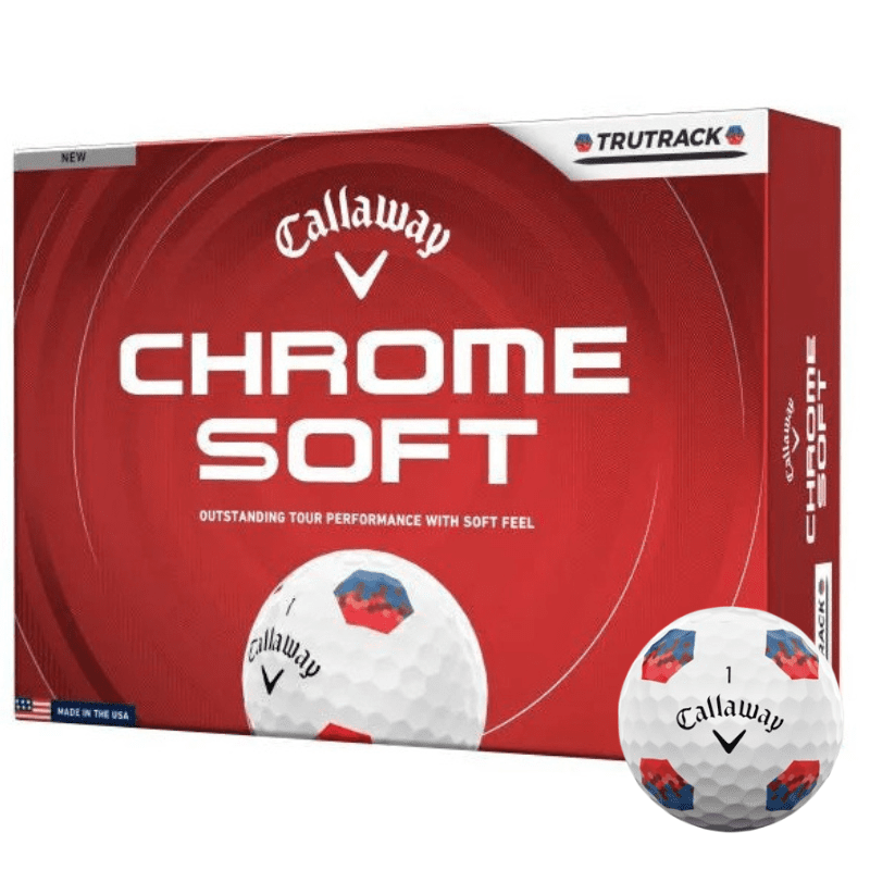 Balles de golf Callaway Chrome Soft - TruTrack Blue/Red - Horslimits - balles de golf