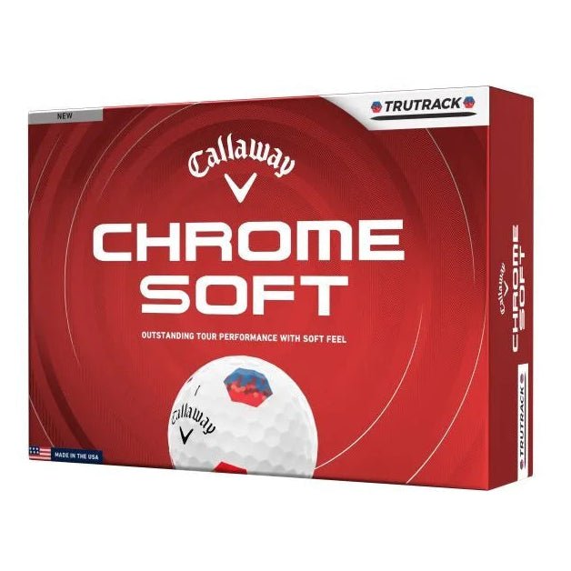 Balles de golf Callaway Chrome Soft - TruTrack Blue/Red - Horslimits - balles de golf