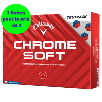 Balles de golf Callaway - Chrome Soft TruTrack x12 Blanc - Horslimits - balles de golf