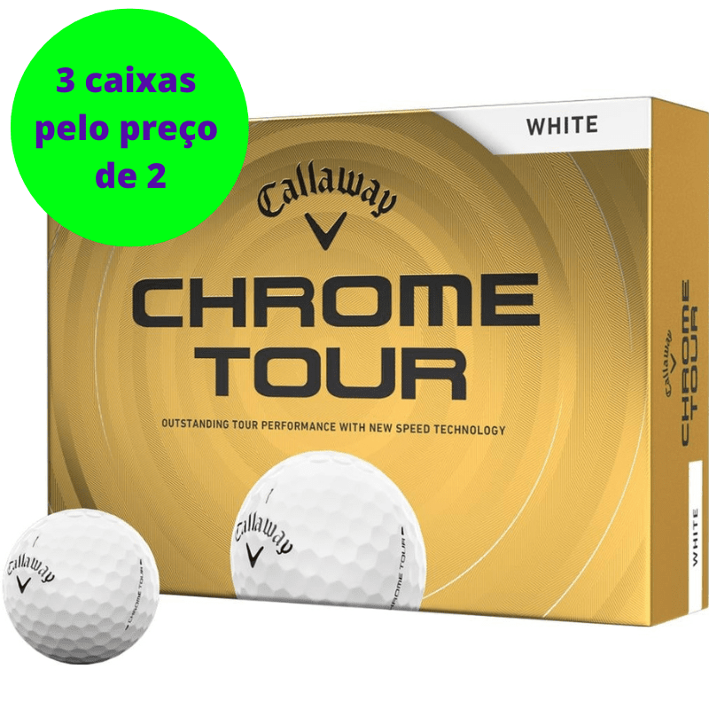 Balles de golf Callaway - Chrome Tour Blanc - Horslimits - balles de golf