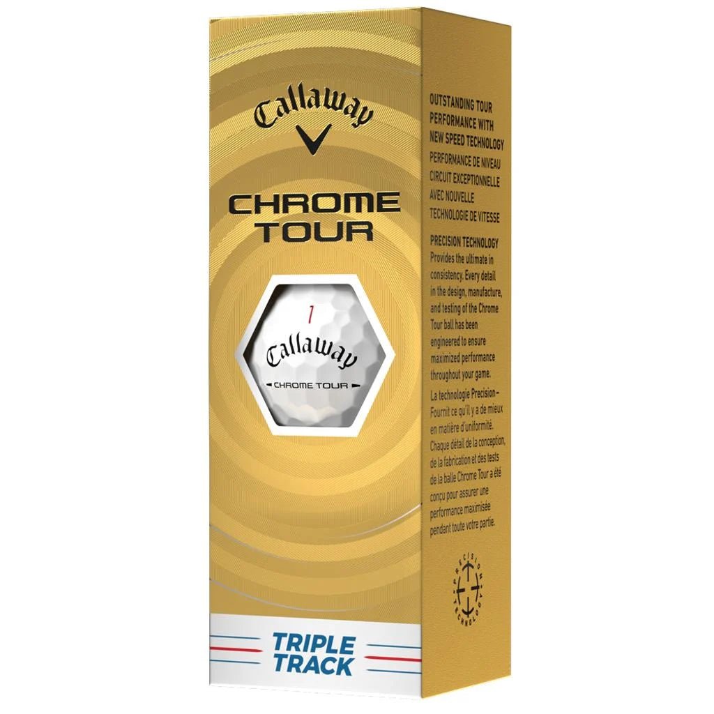 Balles de golf Callaway - Chrome Tour Triple Track Blanc - Horslimits - balles de golf