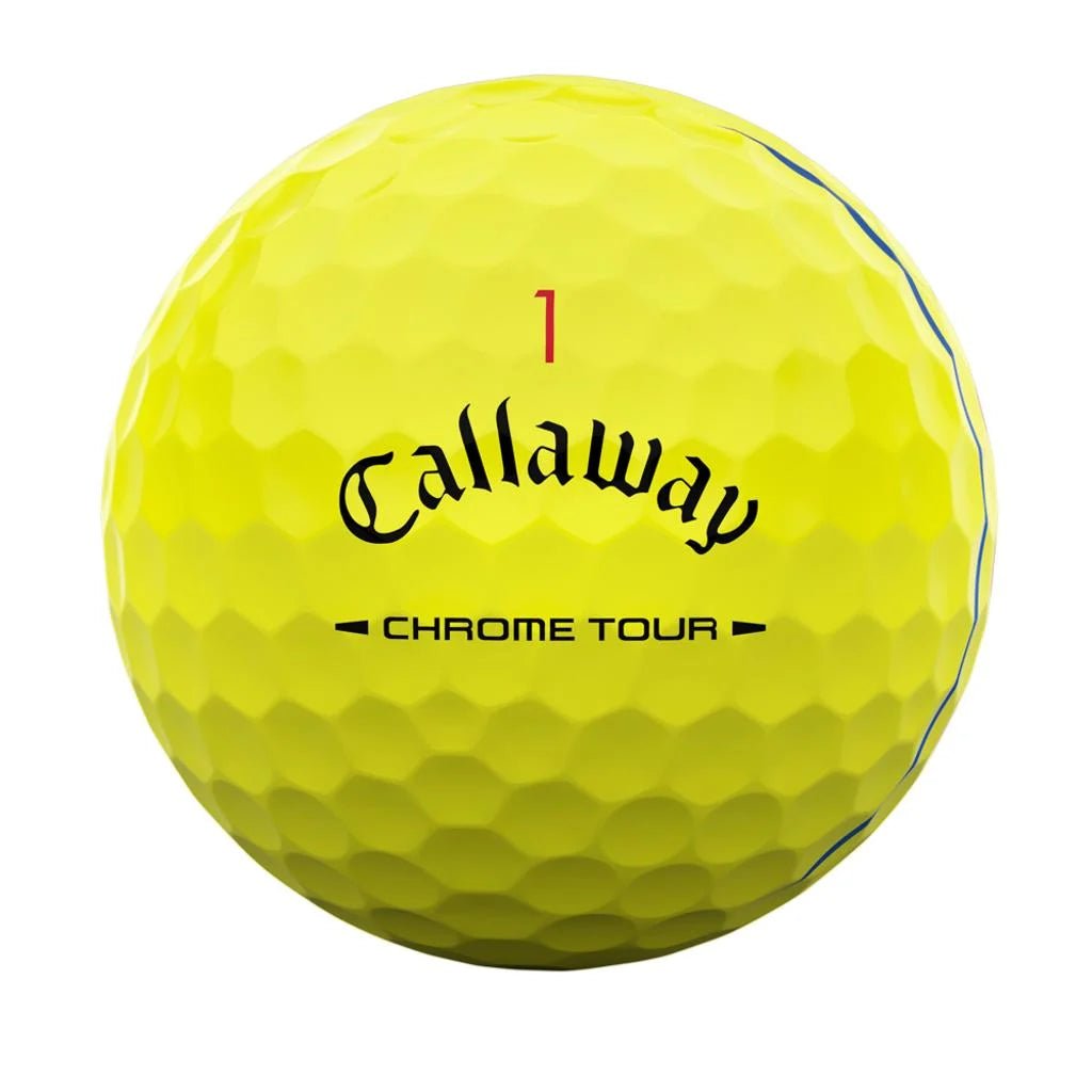 Balles de golf Callaway - Chrome Tour Triple Track Jaune - Horslimits - balles de golf