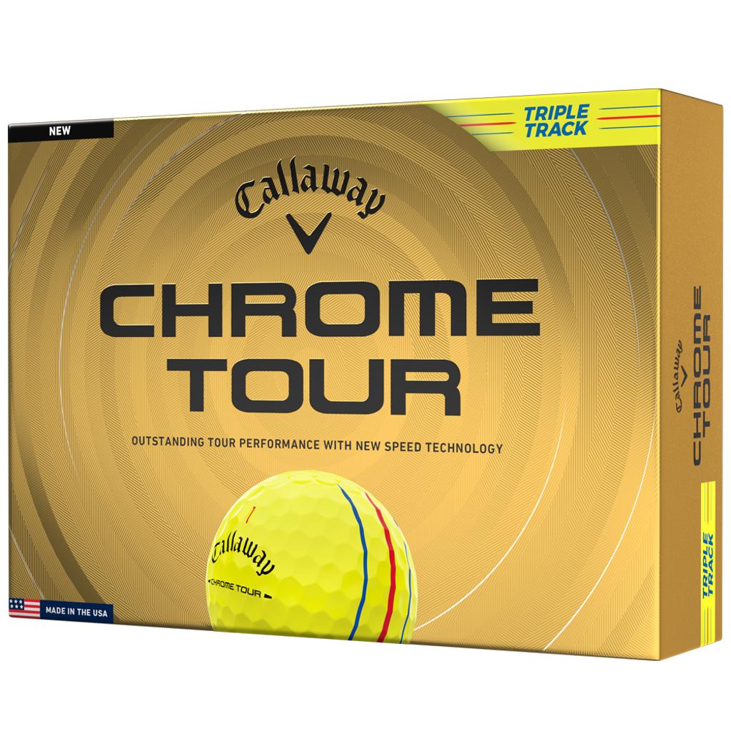Balles de golf Callaway - Chrome Tour Triple Track Jaune - Horslimits - balles de golf