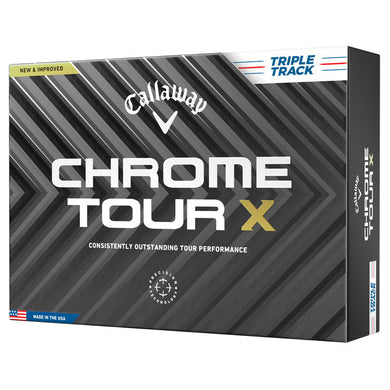 Balles de golf Callaway - Chrome Tour X Triple Track x12 Blanc - Horslimits - balles de golf