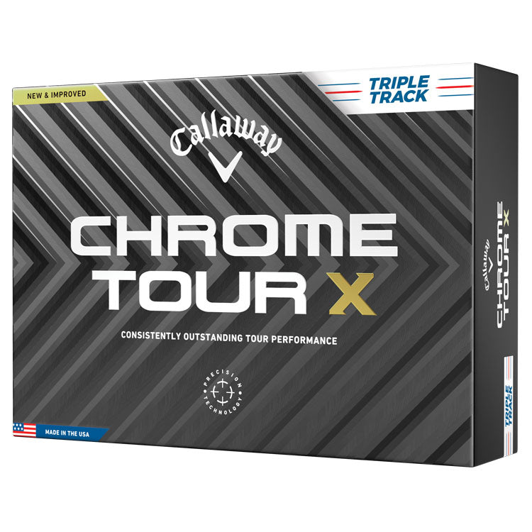 Balles de golf Callaway - Chrome Tour X Triple Track x12 Blanc PT - Horslimits - balles de golf