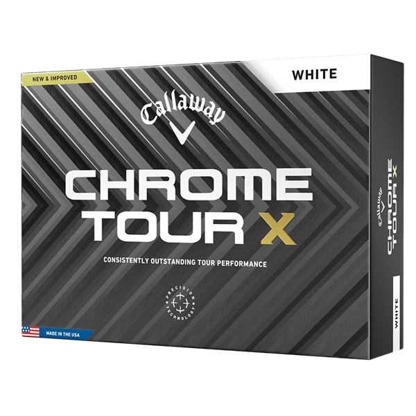 Balles de golf Callaway - Chrome Tour X x12 Blanc PT - Horslimits - balles de golf