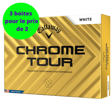 Balles de golf Callaway - Chrome Tour x12 Blanc - Horslimits - balles de golf