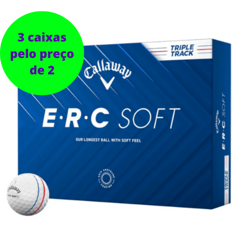 Balles de golf Callaway - ERC Soft Triple Track x12 Blanc - Horslimits - balles de golf
