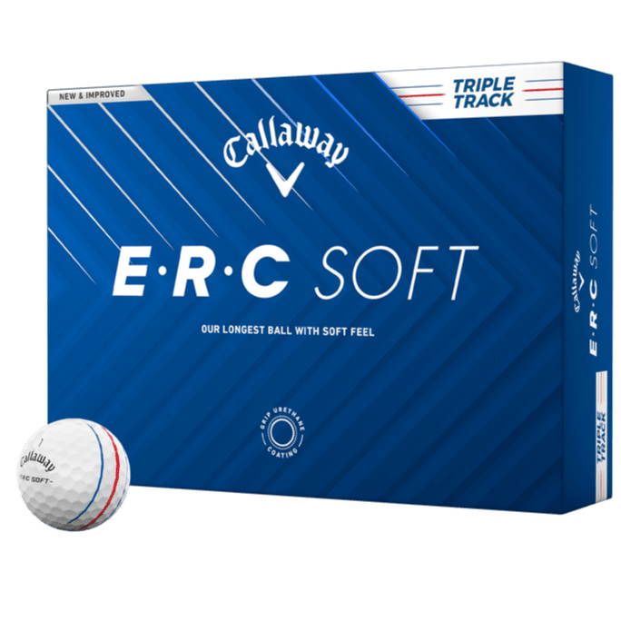 Balles de golf Callaway - ERC Soft Triple Track x12 Blanc PT - Horslimits - balles de golf