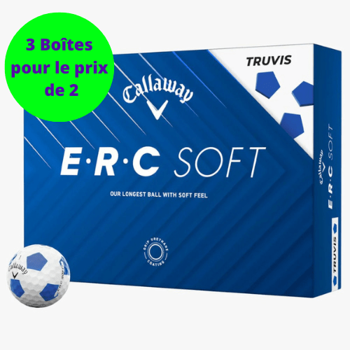 Balles de golf Callaway - ERC Soft Truvis x12 Bleu - Horslimits - balles de golf