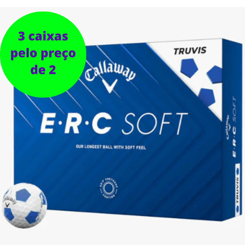 Balles de golf Callaway - ERC Soft Truvis x12 Bleu - Horslimits - balles de golf
