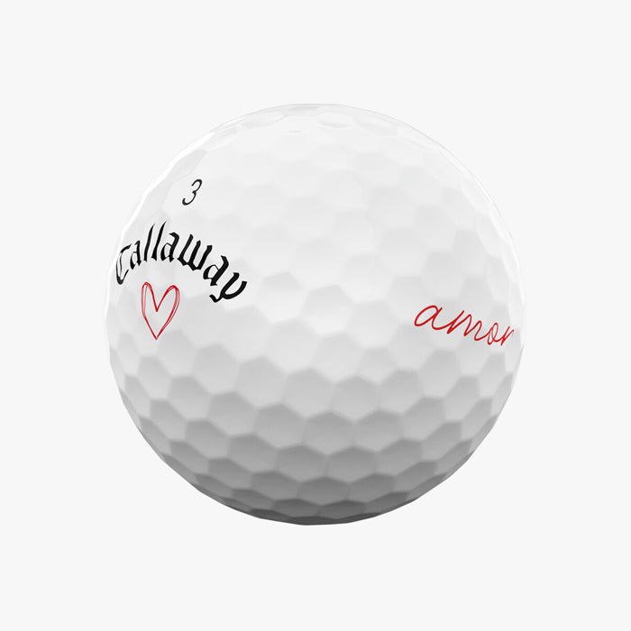 Balles de golf Callaway - Supersoft LOVE x12 Blanc - Horslimits - balles de golf