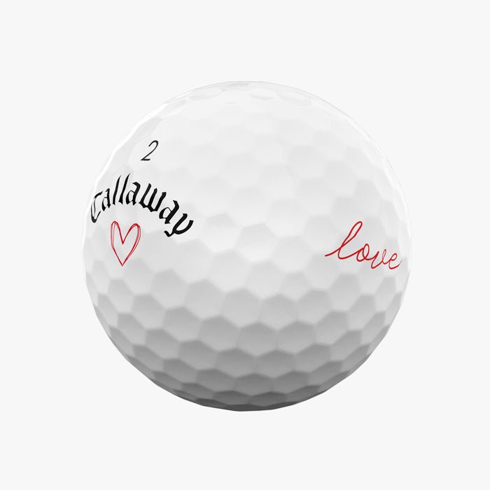 Balles de golf Callaway - Supersoft LOVE x12 Blanc - Horslimits - balles de golf