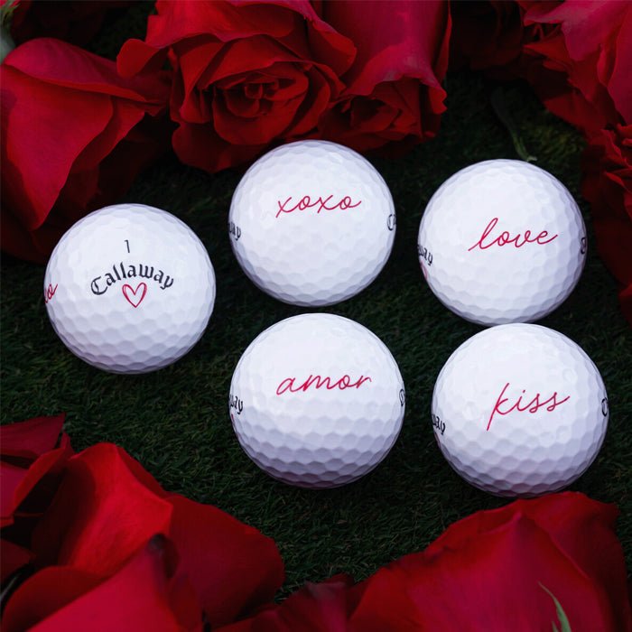 Balles de golf Callaway - Supersoft LOVE x12 Blanc - Horslimits - balles de golf