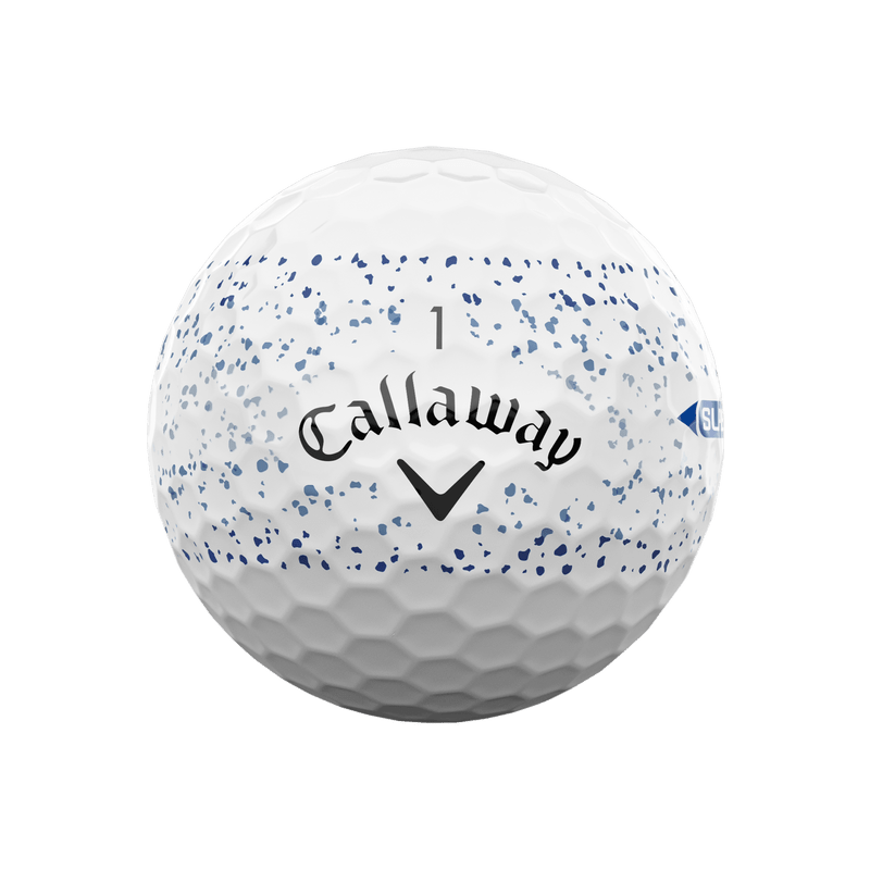Balles de golf Callaway - Supersoft SPLATTER 360 x12 Blanc / Bleu - Horslimits - balles de golf