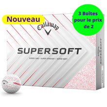 Charger l&#39;image dans la galerie, Balles de golf Callaway - Supersoft SPLATTER 360 x12 Blanc / rouge - Horslimits - balles de golf
