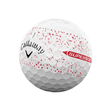 Charger l&#39;image dans la galerie, Balles de golf Callaway - Supersoft SPLATTER 360 x12 Blanc / rouge - Horslimits - balles de golf
