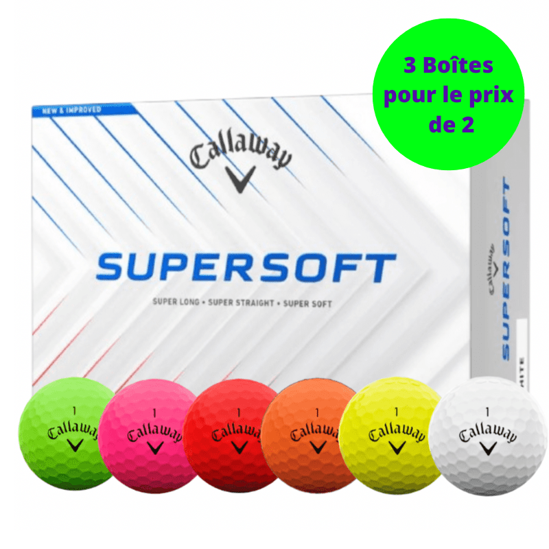 Balles de golf Callaway - Supersoft x12 - Horslimits - balles de golf
