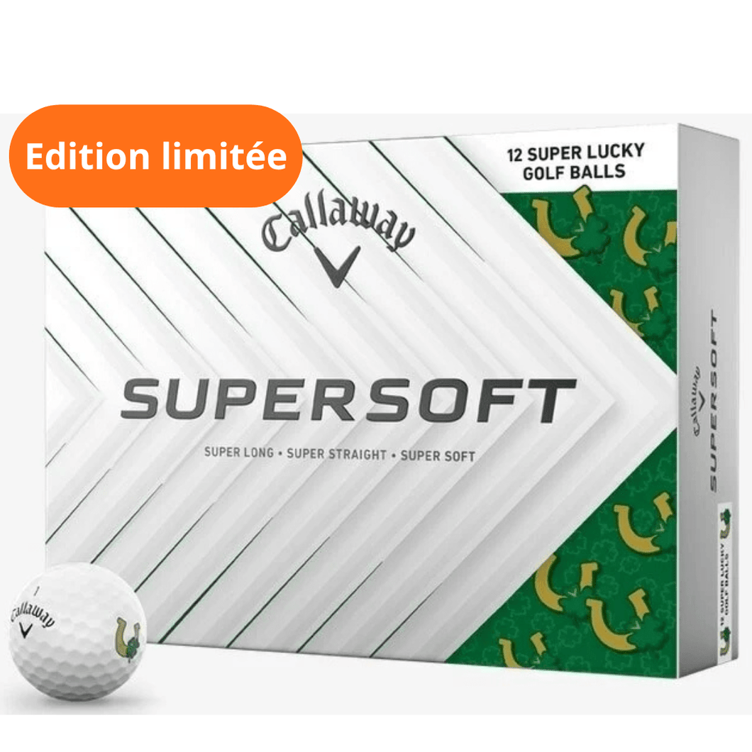 Balles de golf Callaway - Supersoft x12 Lucky - Horslimits - balles de golf