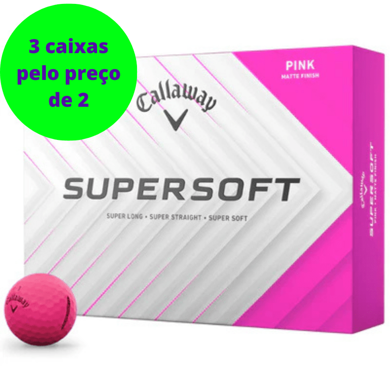 Balles de golf Callaway - Supersoft x12 Rose - Horslimits - balles de golf