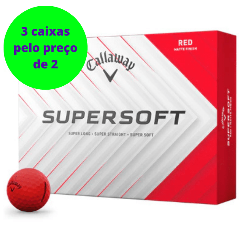 Balles de golf Callaway - Supersoft x12 Rouge - Horslimits - balles de golf