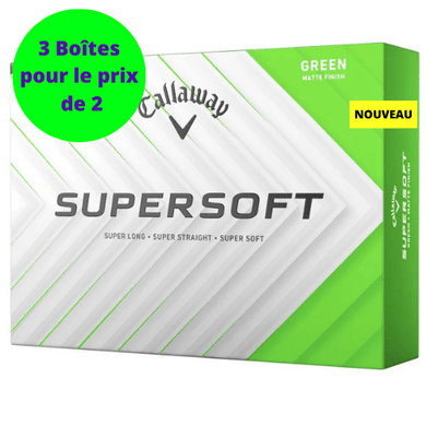 Balles de golf Callaway - Supersoft x12 Verte - Horslimits - balles de golf