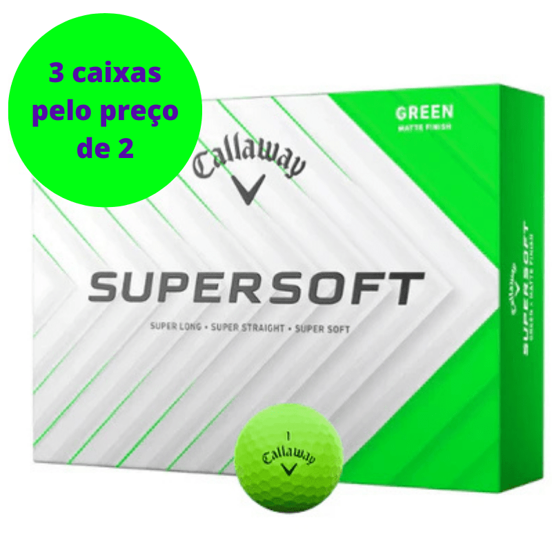 Balles de golf Callaway - Supersoft x12 Verte - Horslimits - balles de golf