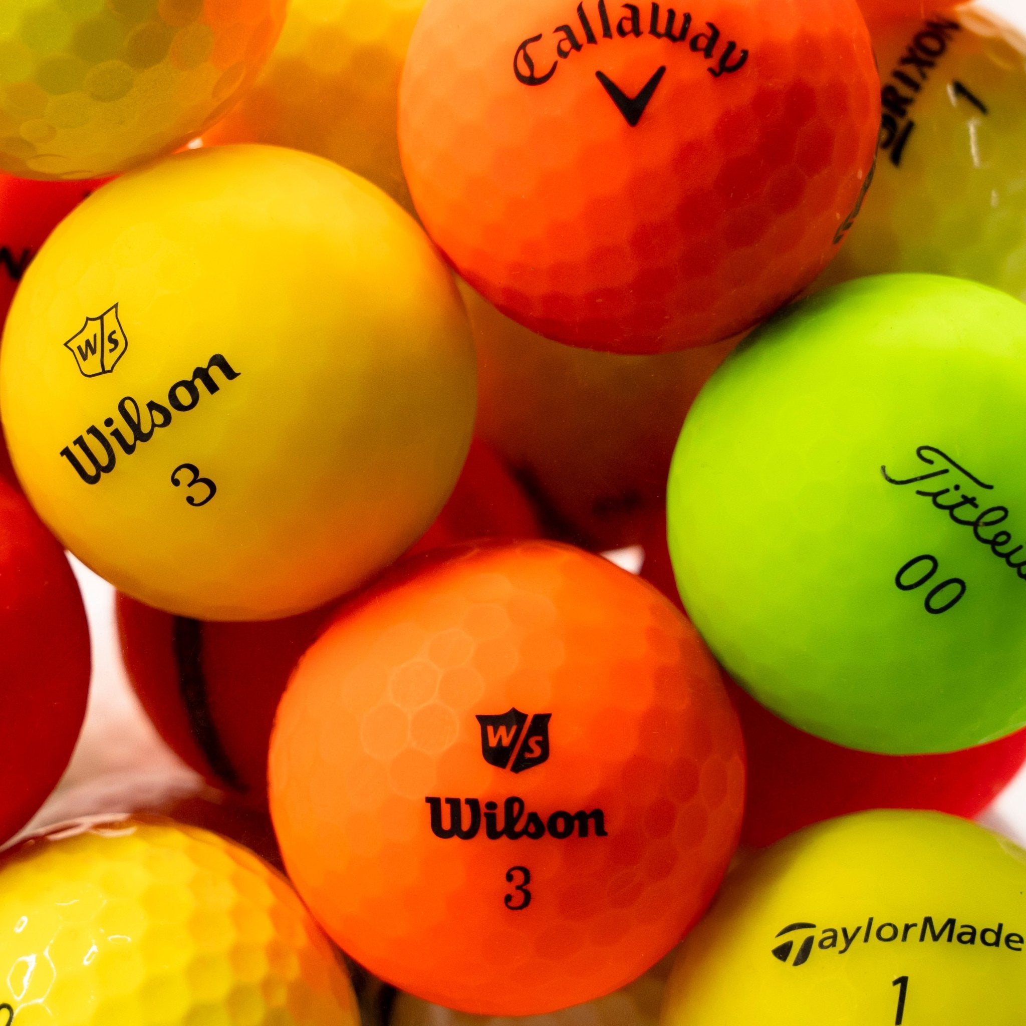 Balles de golf d'occasion - Mix Marques couleurs (Callaway - Srixon - Titleist - Wilson ...) - Horslimits - balles de golf