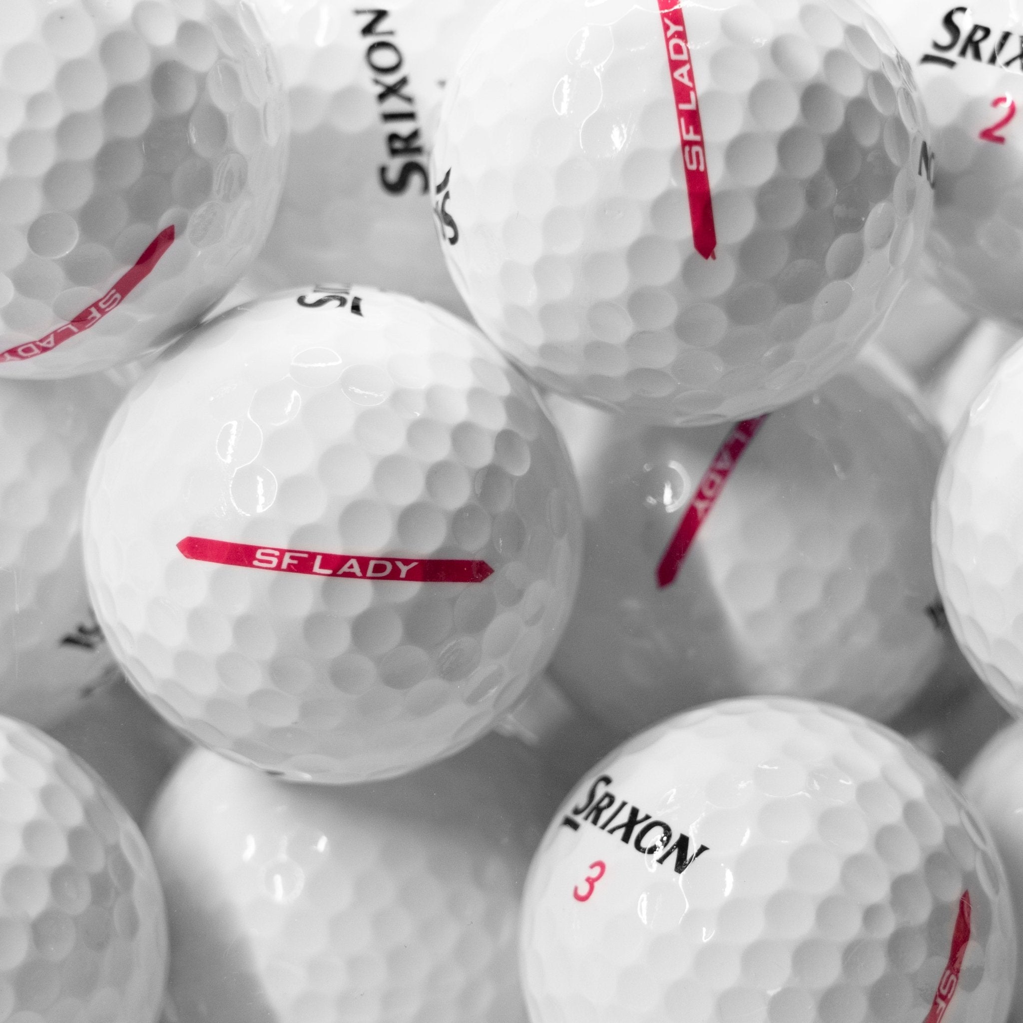 Balles de golf d'occasion - Srixon Soft feel Lady - Horslimits - balles de golf
