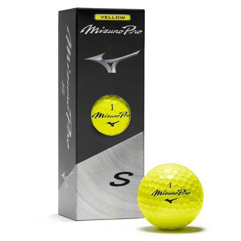 Balles de golf Mizuno - Pro S jaune x12 - Horslimits - balles de golf