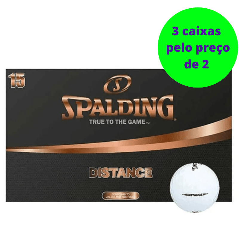 Balles de golf Spalding Distance - x15 Blanc - Horslimits - balles de golf