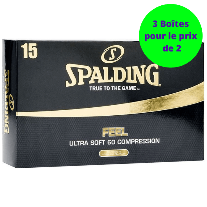 Balles de golf Spalding Feel - x15 Blanc - Horslimits - balles de golf