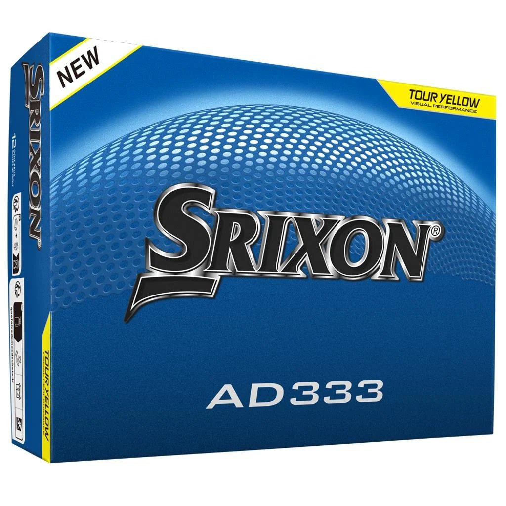 Balles de golf Srixon - AD 333 - x12 Jaune - Horslimits - balles de golf